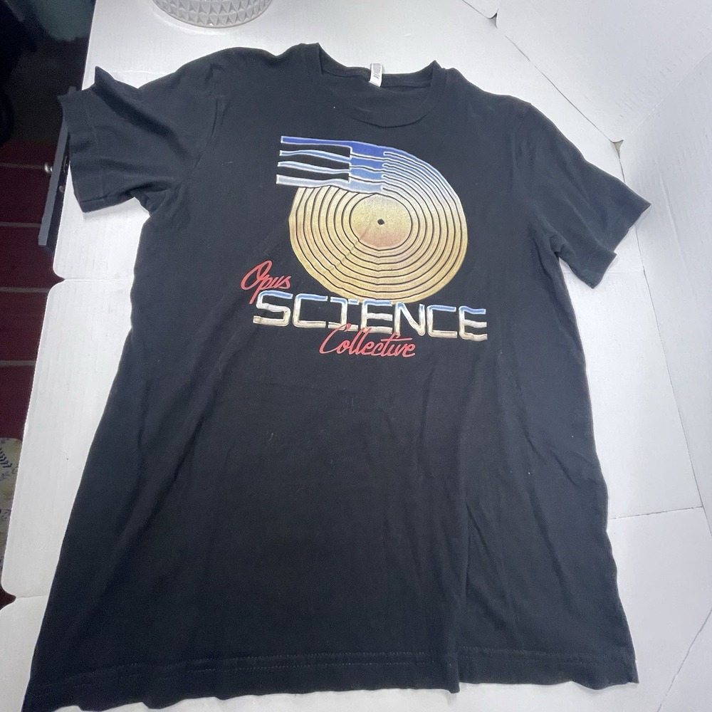 Opus Science Collective T-shirt Black L Large UK Synth Pop